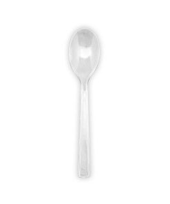 Alternative view of Cuchara Postre Transparente Lux 145mm 50 unidades