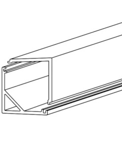 Alternative view of DIFUSOR OPAL ESQUINERA CUADR. DF-O/2-PAC