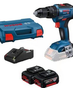 Alternative view of Taladro Atornillador Bosch GSB18V-65 – 2 Baterias Bosch 18V 4.0Ah + Cargador Bosch GAL 18V-40