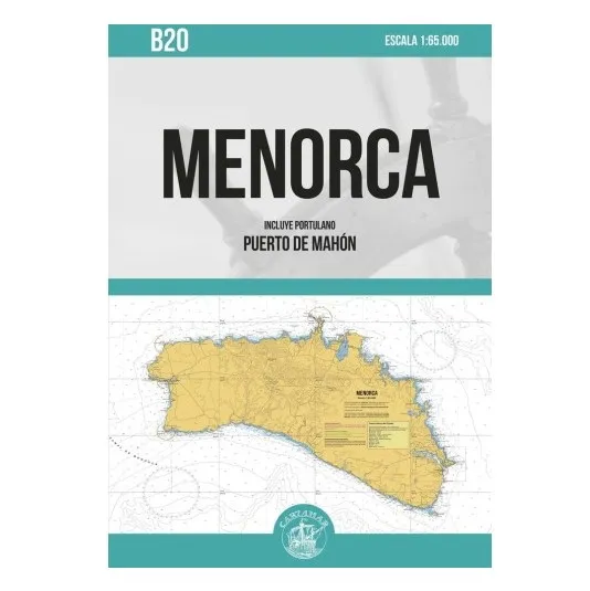 .Carta náutica: Menorca y puerto Mahón.(1:65.000)