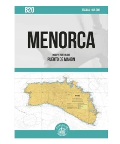 Alternative view of .Carta náutica: Menorca y puerto Mahón.(1:65.000)