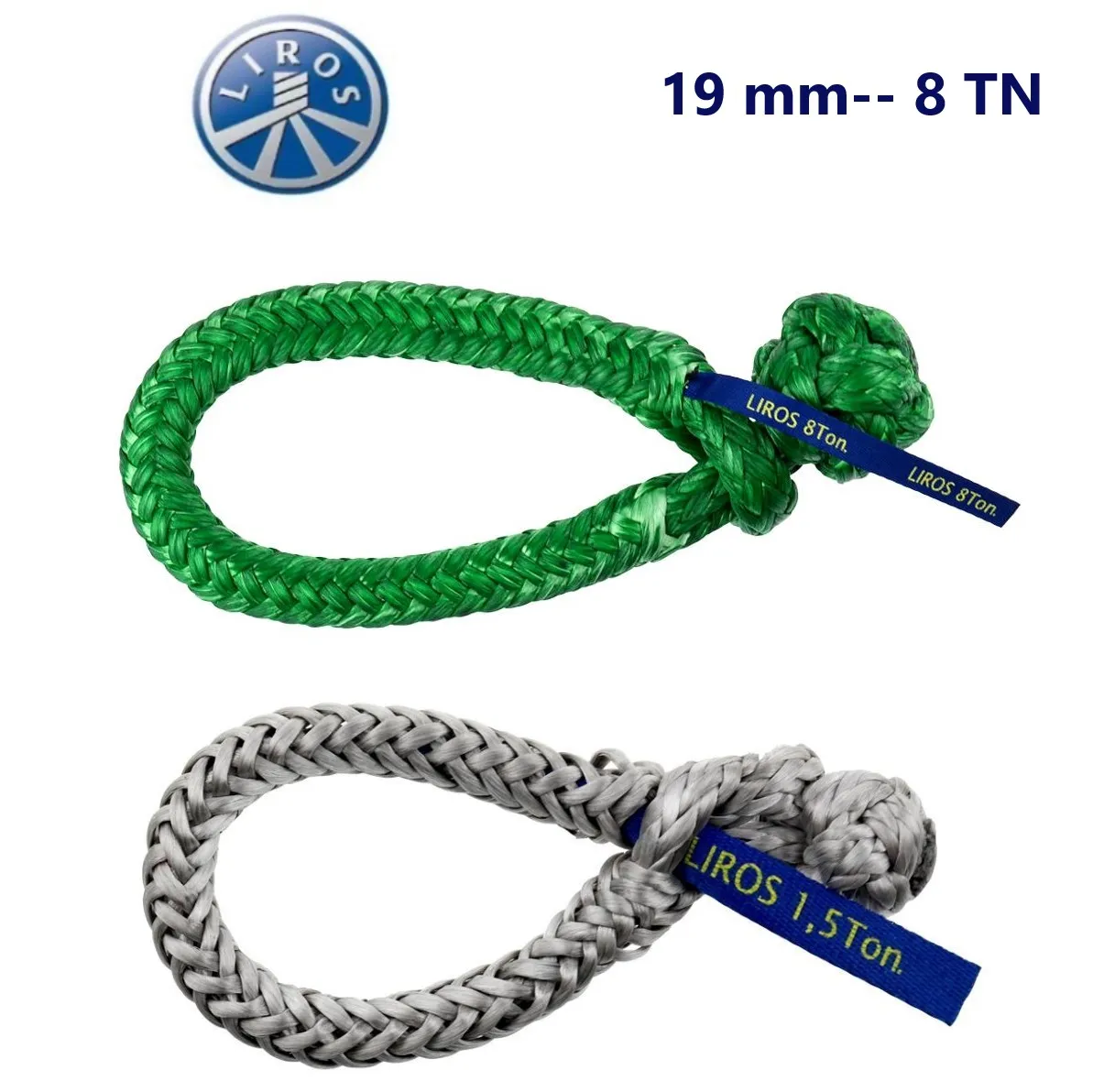 Grillete Textil –LIROS D-PRO —Dineema SK75—-Ø: 19 mm