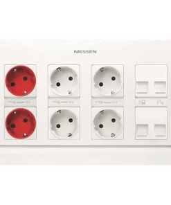 Alternative view of KIT 4 COL.4BL+2RJ+4RJ45 EMP. BL T1100.1