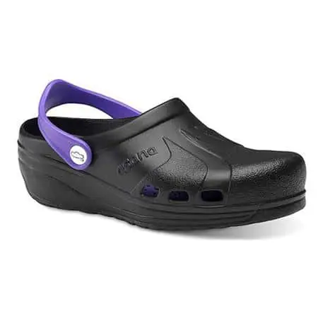 Zuecos sanitarios mujer Feliz caminar Asana - Imagen 9